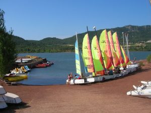 sport aquatique - camping des sources